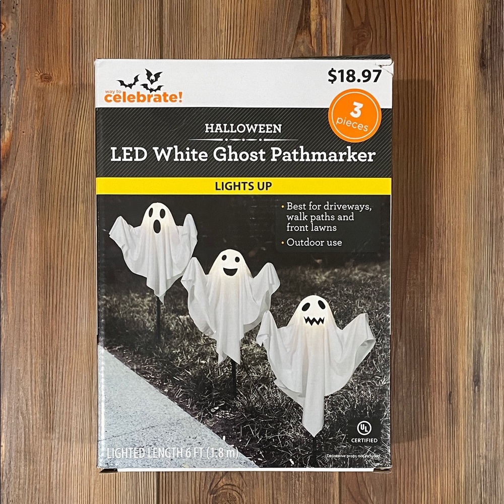 LED White Ghost Pathmarker (3 Pieces)